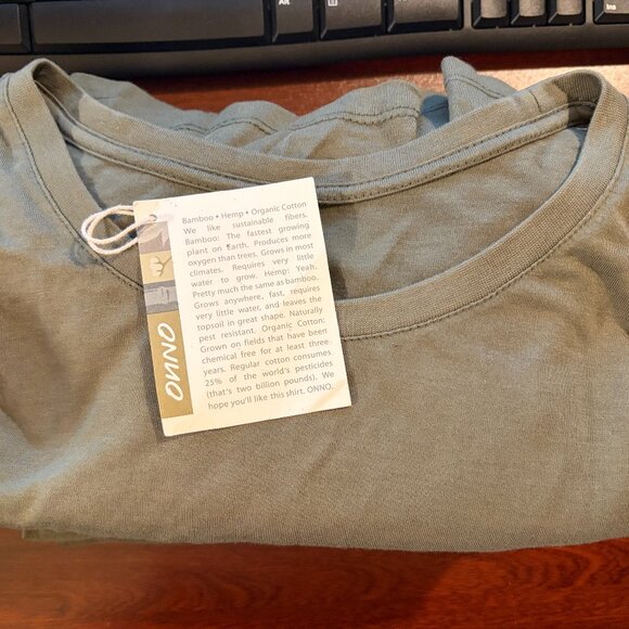 Women's Onno Short Sleeve Bamboo T-Shirt Cypress Green - Picture 2 of 3